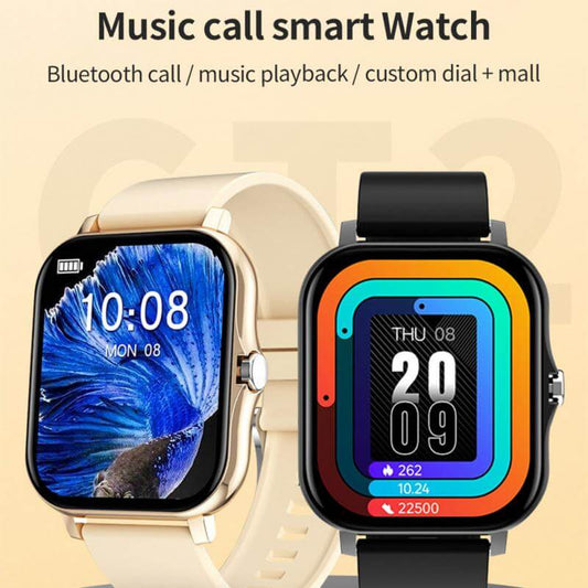 CT2 Smart Watch – Full Touch Fitness, Heart Rate Monitor, Bluetooth - Phitness Pro Ltdoption1#CT2 Smart Watch Full Touch Fitness Smart Watch Heart Rate Monitor Bluetooth Call Waterproof Watch, Fitness smart watch for your fitness goals and workouts anywhere you are keep your fitness watch with you, Phitness Pro Ltd