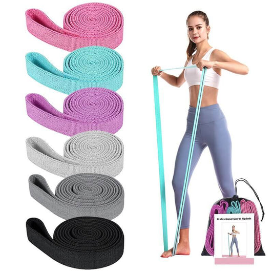 Polyester Cotton Stretch Band - Dance, Yoga & Pilates Set by Phitness Pro Ltd, designed for flexibility, durability, and versatile use in stretching, yoga, pilates, or dance routines.