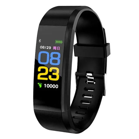 Smart Fitness Tracker Watch - Android Compatible: 0.9" OLED screen, touch control, heart rate monitor, pedometer-phitness Pro